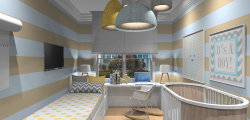 Projeto 3D – Quarto do Bebê Arthur – Porto Alegre