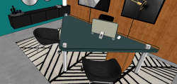 Projeto 3D – Sala Diretoria – Empresarial